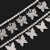 Shining Crystal Maple Leaf Anklets for Women Gold Silver Color Full Rhinestone Tennis Chain Ankle Bracelet Jewelry Gift - Image 4
