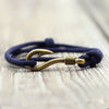 Charm Fish Hook Anchor Bracelet Double Layer Adjustable Milan Rope Braclet Men Women Sailing Adventure Accessories Gifts - Image 5