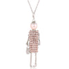 statement necklace pendant cute jewelry lady long necklace women flower charms pendant bohemian maxi accessory - Image 45