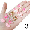 clip on earing girls children Pink jewelry child clip earrings Butterfly Shell Star flower ear clip for kids gift 5 Pairs - Image 15