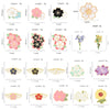Flower Series Enamel Pins Sakura Wing Lily Sunflower Blossom Brooches Bag Lapel Pin Badge Jewelry Gift For Kids Friend - Image 2