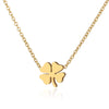 Stainless Steel Necklaces Four Leaf Clover Men Chain Necklace For Women Jewelry Collar Pendant Gifts - Image 6