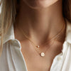 Stainless Steel Choker Imitated Pearl Necklaces for Women Gold Color Layered Chain Necklace Jewelry - Image 3