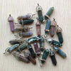 24pcs/lot Good Quality Assorted Stone Mixed Pillar Charms Chakra Pendants for Necklaces Making - Image 41