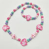 2pcs/Set Natural Wood Beads Jewelry Cute Animal Pattern Necklace Bracelet For Children Party Jewelry Girl Birthday Gift - Image 25