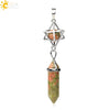 Csja Stone Pendant Merkaba Locket Pendulum Hexagonal Prism Crystal Long Pendants for Necklaces Women Jewelry - Image 14