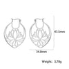 Stainless Steel Pentagram Hoop Earrings for Women Gothic Witchy Star Dangle Earrings Amulet Jewelry - Image 13