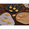 316 Stainless Steel 12 Constellation Drop Pendant Necklace Golden Jewelry Metal Collar Necklace Gift - Image 2