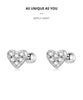 Brilliant Star Butterfly and Snowflake Stud Earrings in Multiple Designs - Image 34