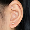 2pcs Gold Plated Steel Earring Studs for Ear Piercing Gun Birthstone CZ Ear Stud Earrings Studs Tragus Cartilage Body Jewelry - Image 4