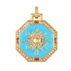 Enamel Sun Moon Rainbow Compass Charm Pendant, Gold Plated Jewelry Accessories for Bracelets Necklaces Making - Image 21