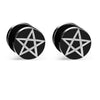 Small Black Punk Stud Earrings For Women Men Boy Zircon Geometry Stainless Steel Jewelry Accessories Earrings - Image 4