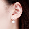 Simulated Pearl Dangle Earrings for Women Wedding Engagement Accessories Simple Stylish Earrings - Image 2