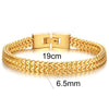 Double Layer Chain Bracelets for Men Stainless Steel Punk Jewelry Antique Christmas Gift Foxtail Male Pulseira Accessory - Image 8