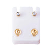 2pcs Gold Plated Steel Earring Studs for Ear Piercing Gun Birthstone CZ Ear Stud Earrings Studs Tragus Cartilage Body Jewelry - Image 11