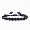 Men Black Bracelet Stone Onyx Lava Beaded Braided Bracelets Bangles Adjustable Rope Chain Handmade Jewelry - Image 10