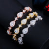 Waterdrop Cubic Zirconia Tennis Bracelet in Multiple Metal Tones - Image 18