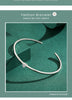 Modian 100% Real 925 Sterling Silver Round Clear Ten Heart CZ Open Bracelet For Women Fine Jewelry Charm Adjustable Bangle Gifts