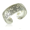 Vintage Cuff Bracelet Tibetan Silver Plated Carved Flower Geometric Animal Opening Bangle Adjustable Indian Jewelry Women Gifts - Image 9