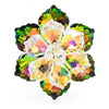 Shining Glass Flower Brooches For Women 14-color Beauty Office Party Brooch Pin Year Gifts - Image 8