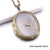 Heart Carved Flower Stripe Locket Pendant Necklace Women Vintage Ancient Brass Opening Photo Box Jewelry Romantic Gift - Image 8