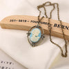 The Vampire Diaries Necklace Elena Gilbert Necklaces for Women Movie Jewelry Charm Katherine Klaus Forbes Blue Stone Choker - Image 4