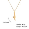 Map Outline Pendant Necklace with 45 cm Stainless Steel Chain - Image 15