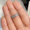Contracted Design Women's Ring with Brilliant White Cubic Zirconia Wedding Party Daily Wearable Statement Jewelry - Image 35