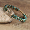 4mm Beads Handmade Bracelet Tree of Life Charm Bracelets African Japser String Braided Bracelets Yoga Friendship Lover Bracelet - Image 2