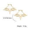 Stainless Steel Pentagram Hoop Earrings for Women Gothic Witchy Star Dangle Earrings Amulet Jewelry - Image 38