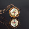 Ancient Egyptian Necklace Ankh Glass Dome Wooden Pendant Rope Chian Necklaces Egypt Cross Anubis Scarab Isis Goddess Jewelry - Image 8
