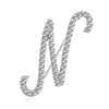 Rinhoo A-Z 26 Letter Word Cute Brooch For Women Men Rhinestone Crystal Silver Color Metal Pins Jewelry Accessories Birthday Gift - Image 13