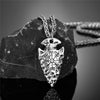 Men Viking Spear Compass Necklaces Norse Runes Amulet Helm of Awe Vegvisir Pendant Stainless Steel/ Leather Chain Jewelry - Image 7