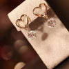 Round Simple Crystal Dangle Earrings For Women Sweet Water Drop Pendant Earring Party Birthday Jewelry Gift - Image 5