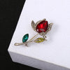 Beautiful Rose Flower Brooches Collection For Women Lady Elegant Flower Pin Summer Design Party Valentine Day Gift - Image 6