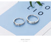 Modian Classic Adjustable 100% 925 Sterling Silver Couple Rings For Women Wedding Engagement Luxury Romantic Jewelry