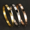Stainless Steel Cuff Bangle with Crystal Details in Multiple Designs - Image 6
