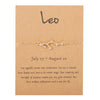 12 Constellation Bracelet Crystal Charm Chain Bracelets for Women Zodiac Sign Libra Aries Card Birthday Jewelry Gift - Image 7