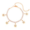 Shining Crystal Maple Leaf Anklets for Women Gold Silver Color Full Rhinestone Tennis Chain Ankle Bracelet Jewelry Gift - Image 13