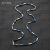 2.5/3mm Wide Stainless Steel Bamboo Necklace for Women Men Bar Link Chain on Neck Collarbone Jewelry Accessories - Image 12