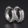 Hip Hop Cubic Zirconia Xo Letter Pendant Earrings Necklace Set for Men and Women Jewelry - Image 21