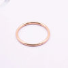 316 Stainless Steel Rounded Thin Rings Women Girls Small Circle Ring Jewelry 1.5mm Rose Gold Silver Color Size 4 5 6 7 8 9 10 11 - Image 9