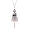statement necklace pendant cute jewelry lady long necklace women flower charms pendant bohemian maxi accessory - Image 11