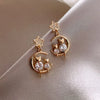 Round Simple Crystal Dangle Earrings For Women Sweet Water Drop Pendant Earring Party Birthday Jewelry Gift - Image 10