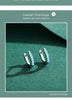 Modian Silver Turquoise Tiny Earring 925 Sterling Silver Exquisite Small Hoop Earrings For Women Girl Statement Jewelry