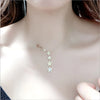Stainless Steel Gold Color Multip Stars Zircon Necklace For Women Chain Choker Necklace Jewelry Gift - Image 3