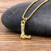 Women Cute Initial Letter Pendant 26 Letters Charm Necklaces Copper Zircon Family Name Jewelry Personal Gifts - Image 5