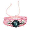 Libra/Scorpio/Sagittarius/Capricorn/Aquarius/Pisces 12 Constellations Black Wrist Charm Leather Snap Bracelet Jewelry Gift - Image 28