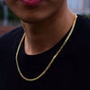 Men Women Necklace Gold Color Snake Miami Cuba Wheat Spiga Paima Link Round Box Curb Chain 24" Choker - Image 3