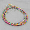 Seed Bead Strand Choker Necklace Bohemian Handmade - Image 2